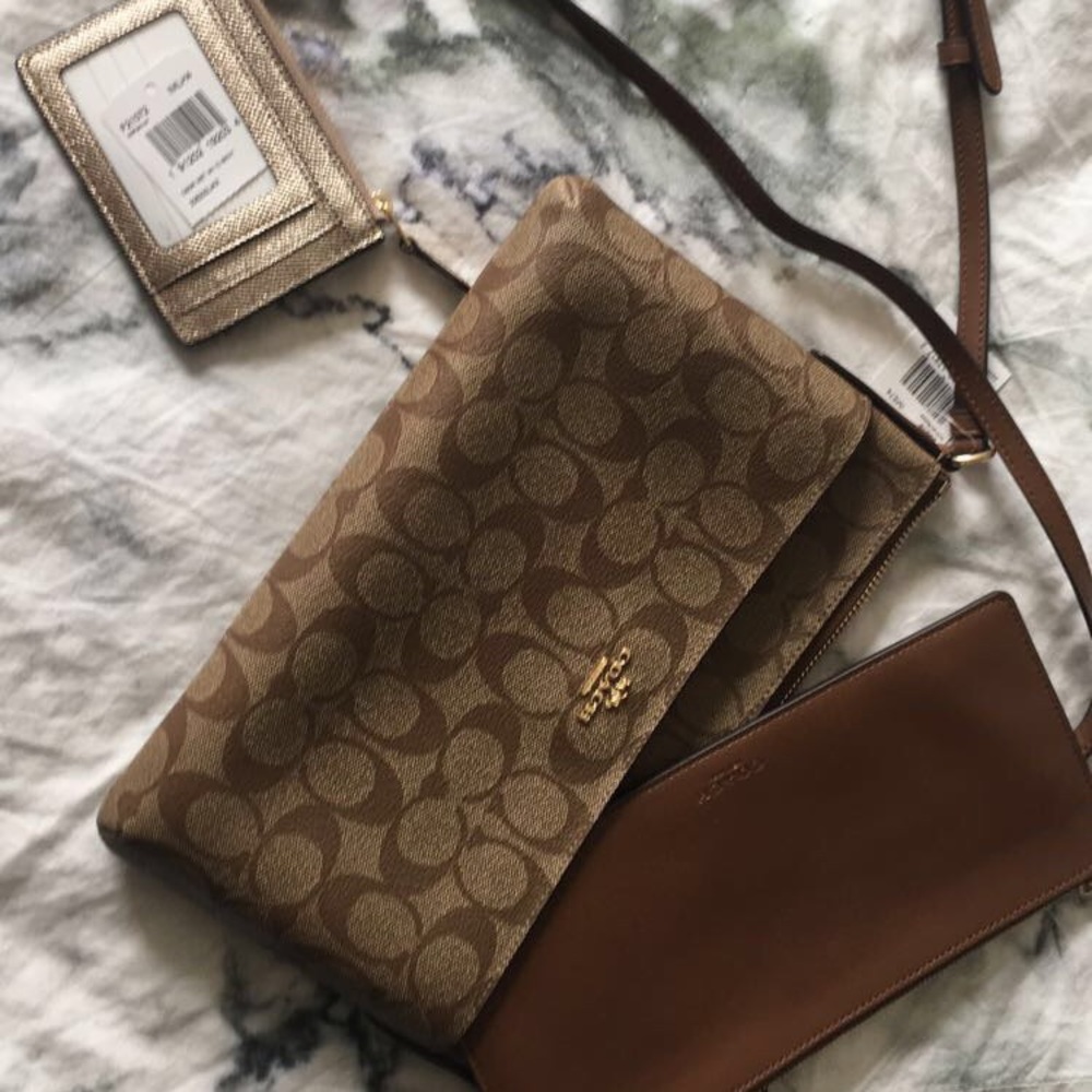 Coach Purse and Card Holder NEW